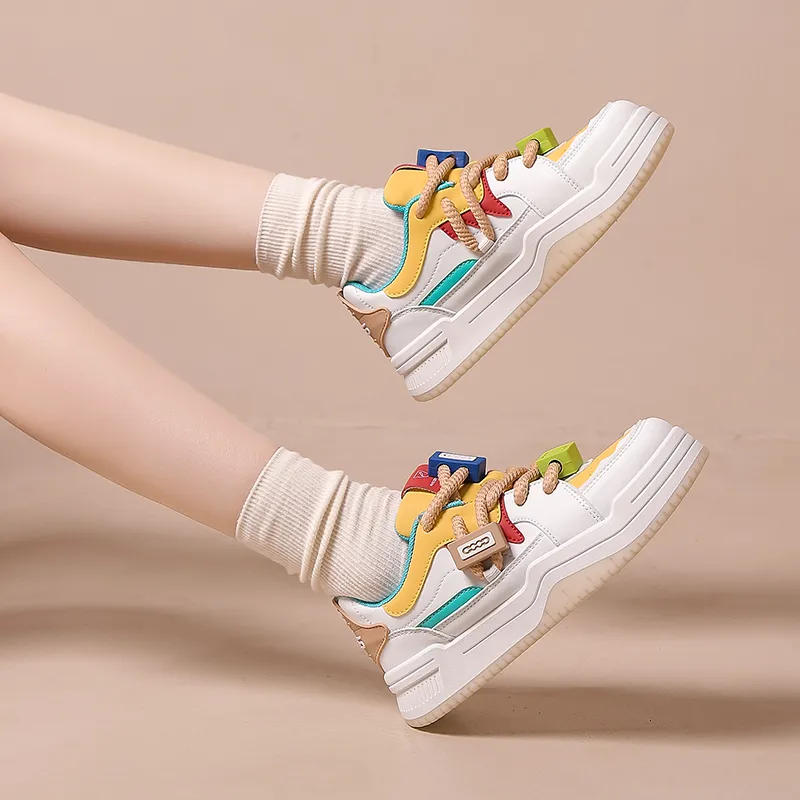 FCS Anti-Slip Wear-Resistant Low-Top Skateboard Shoes Women's-11