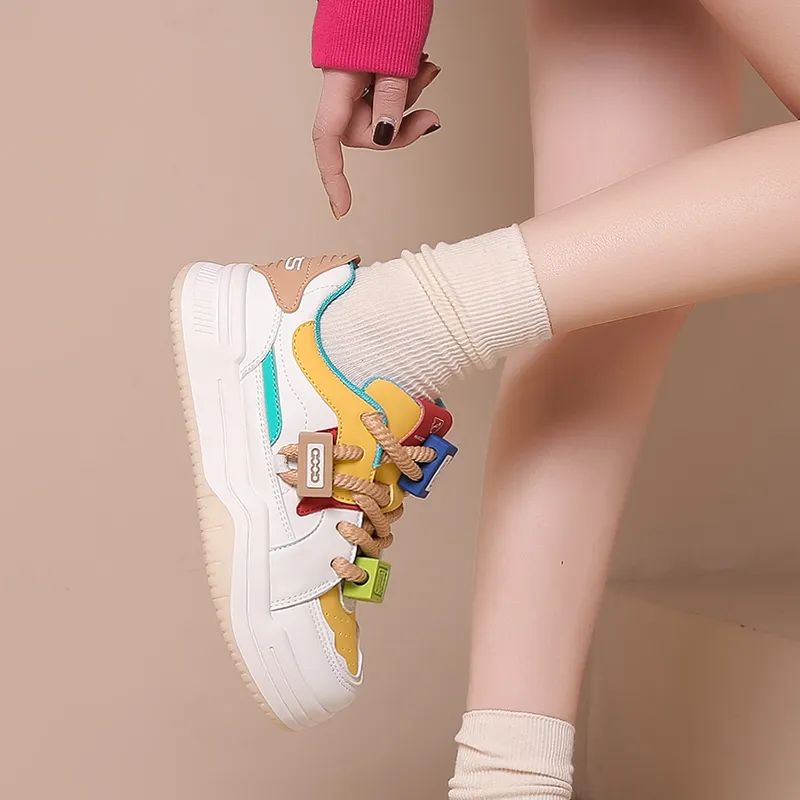 FCS Anti-Slip Wear-Resistant Low-Top Skateboard Shoes Women's-7