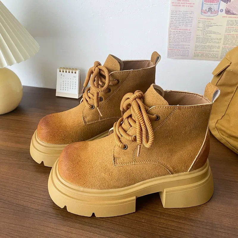 FCS Martin Boots Women's Yellow-5