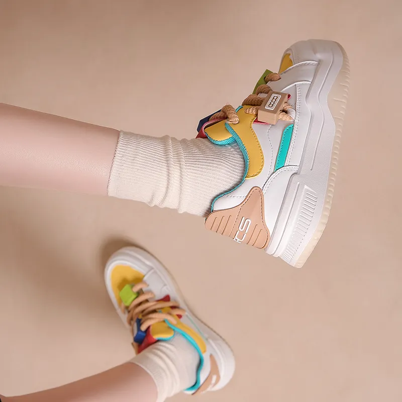 FCS Anti-Slip Wear-Resistant Low-Top Skateboard Shoes Women's-10