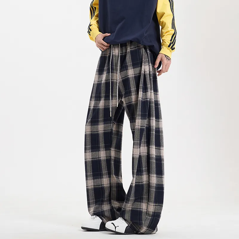 REXSHION Casual Pants Unisex Black-13