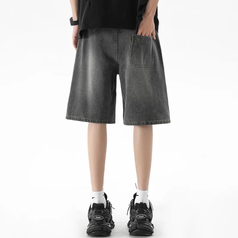 REXSHION Denim Shorts Unisex-5