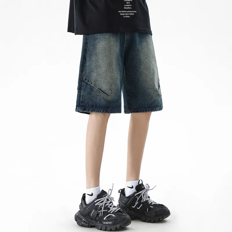 REXSHION Denim Shorts Unisex-9