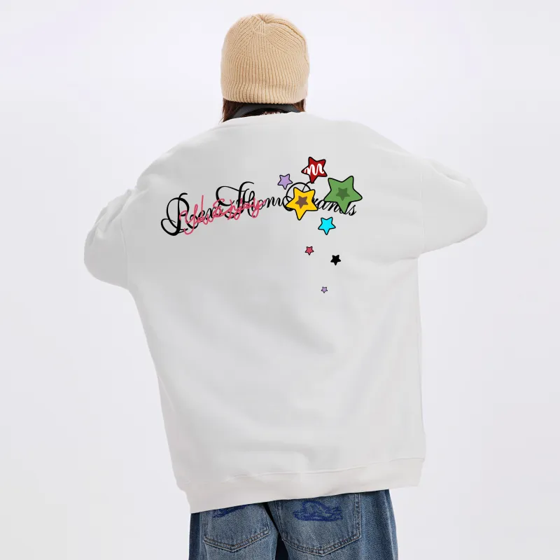 REXSHION Sweatshirt Unisex White-2