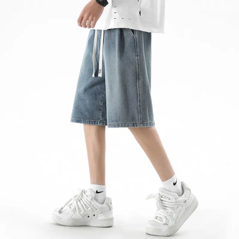 REXSHION Denim Shorts Unisex-9