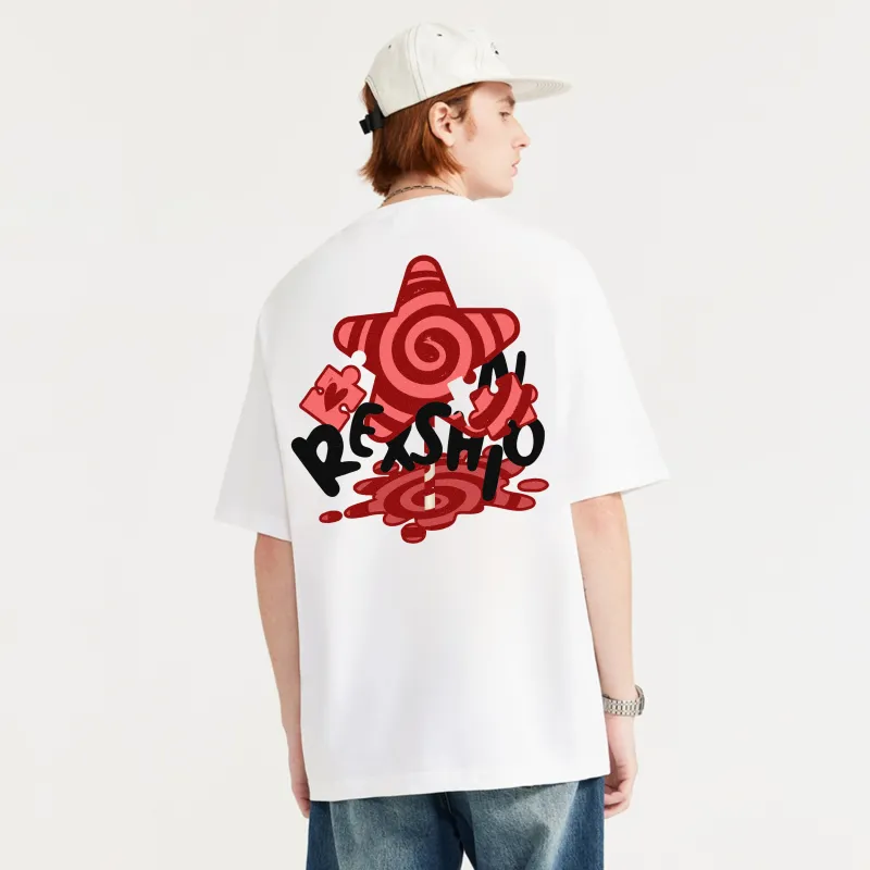 REXSHION Short Sleeved T Shirts Unisex-11