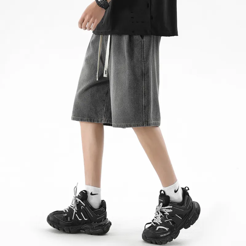 REXSHION Denim Shorts Unisex-3