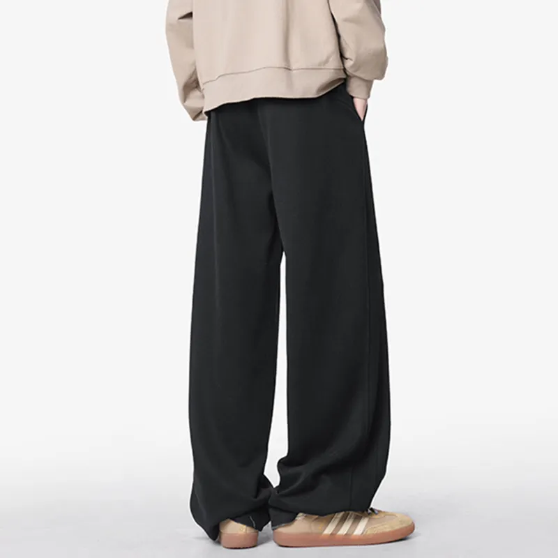 REXSHION Casual Pants Unisex White Heather Gray-22