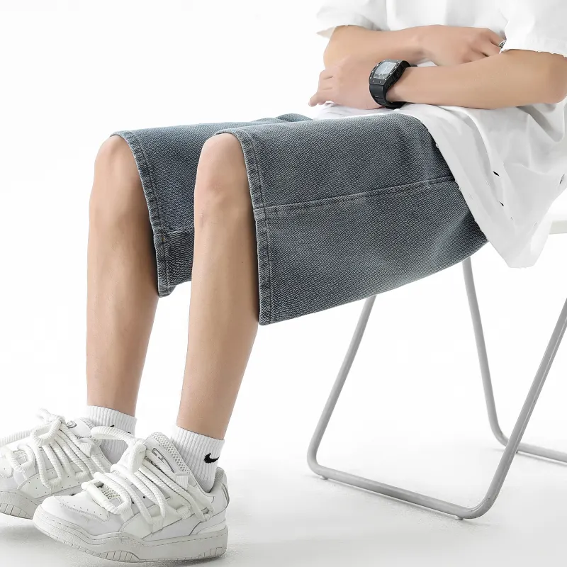 REXSHION Denim Shorts Unisex-11