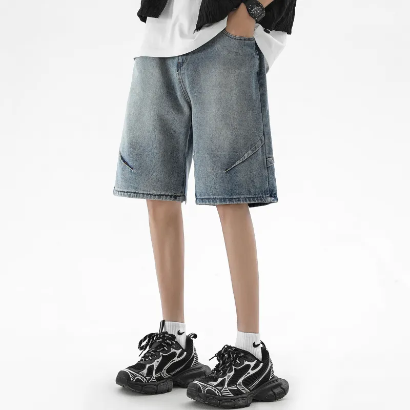 REXSHION Denim Shorts Unisex-14