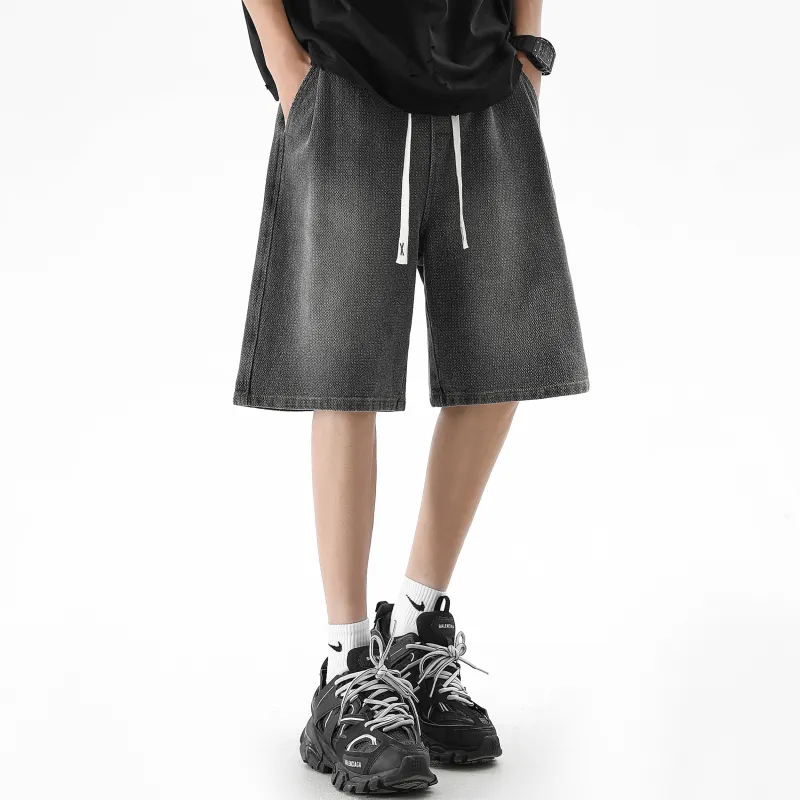 REXSHION Denim Shorts Unisex-4