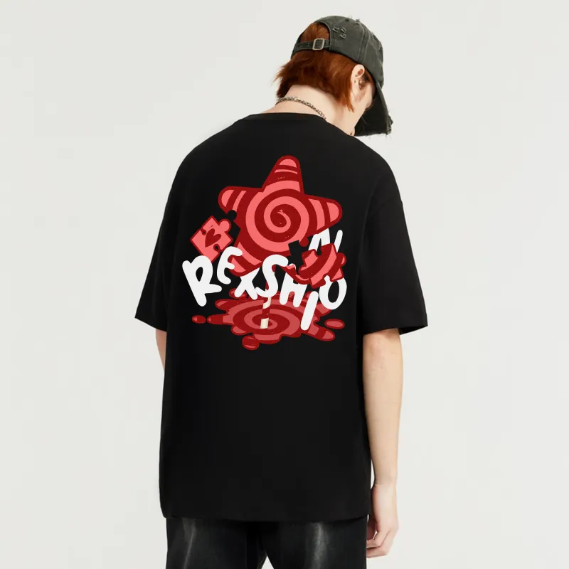 REXSHION Short Sleeved T Shirts Unisex-3