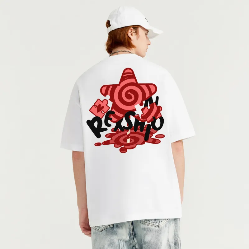 REXSHION Short Sleeved T Shirts Unisex-9