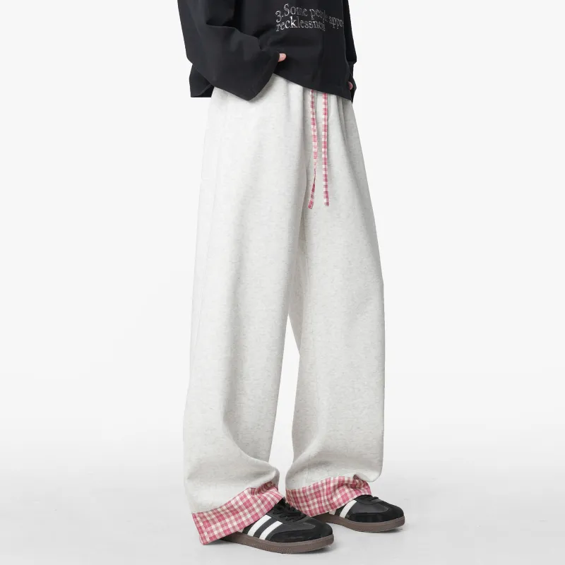 REXSHION Casual Pants Unisex Black-8