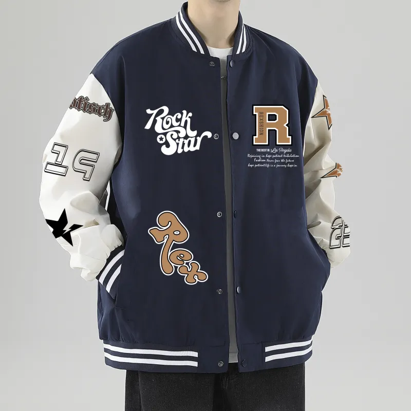 REXSHION Baseball Jacket Unisex-13