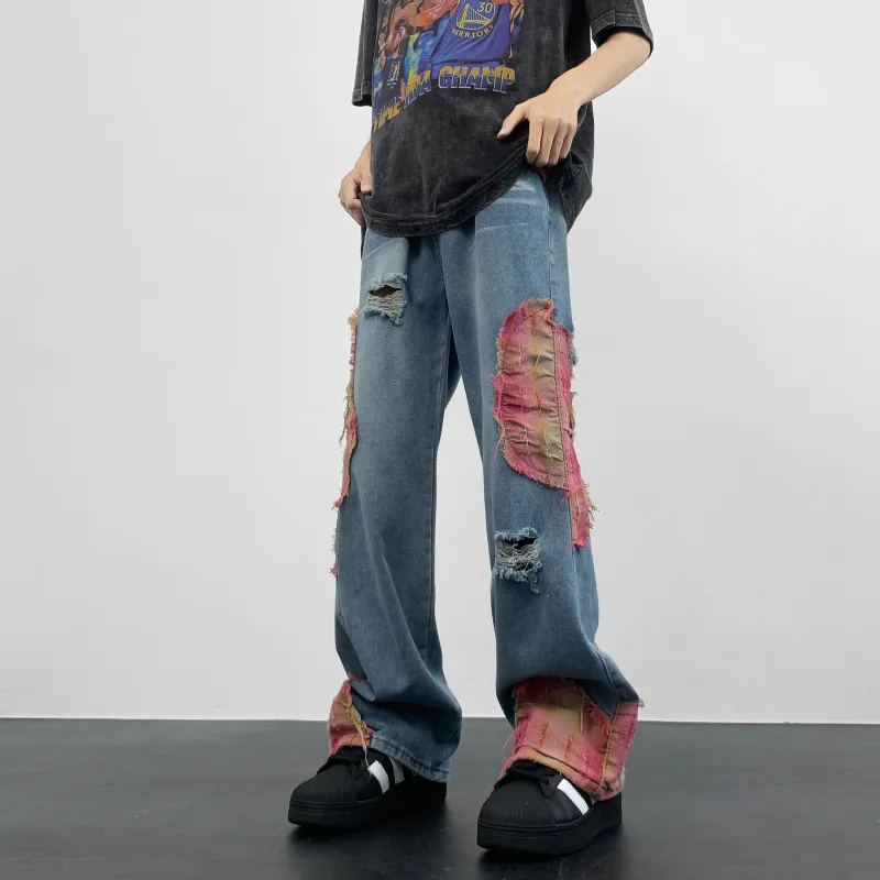 TESTUNG Fashion Essentials Jeans Unisex Blue Glamor-6