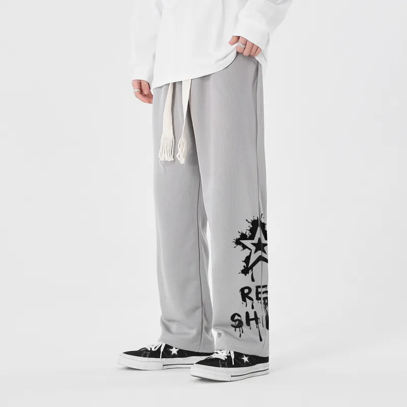 REXSHION Casual Pants Unisex-8