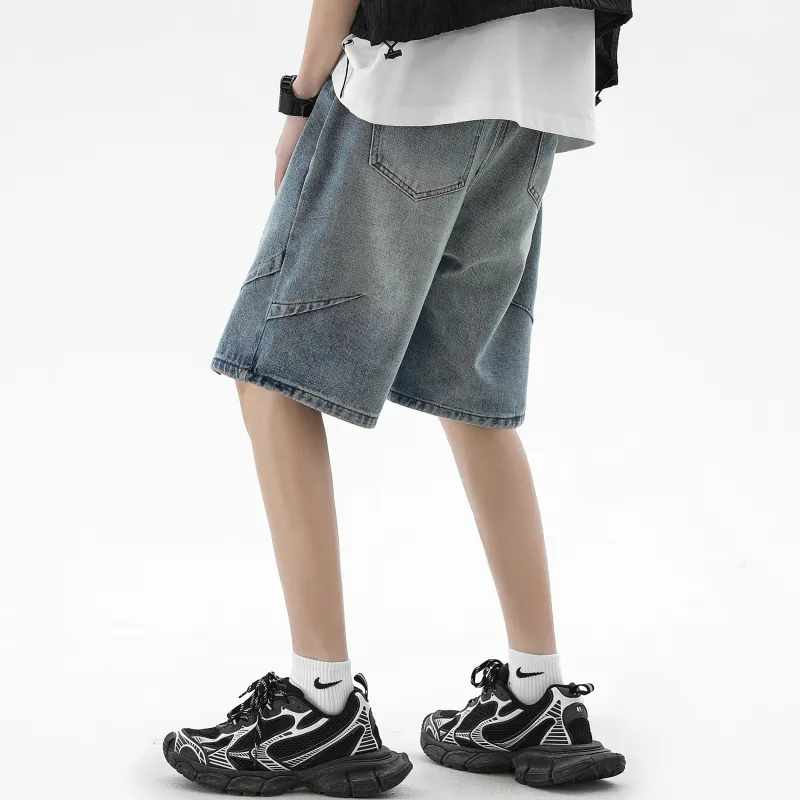 REXSHION Denim Shorts Unisex-15