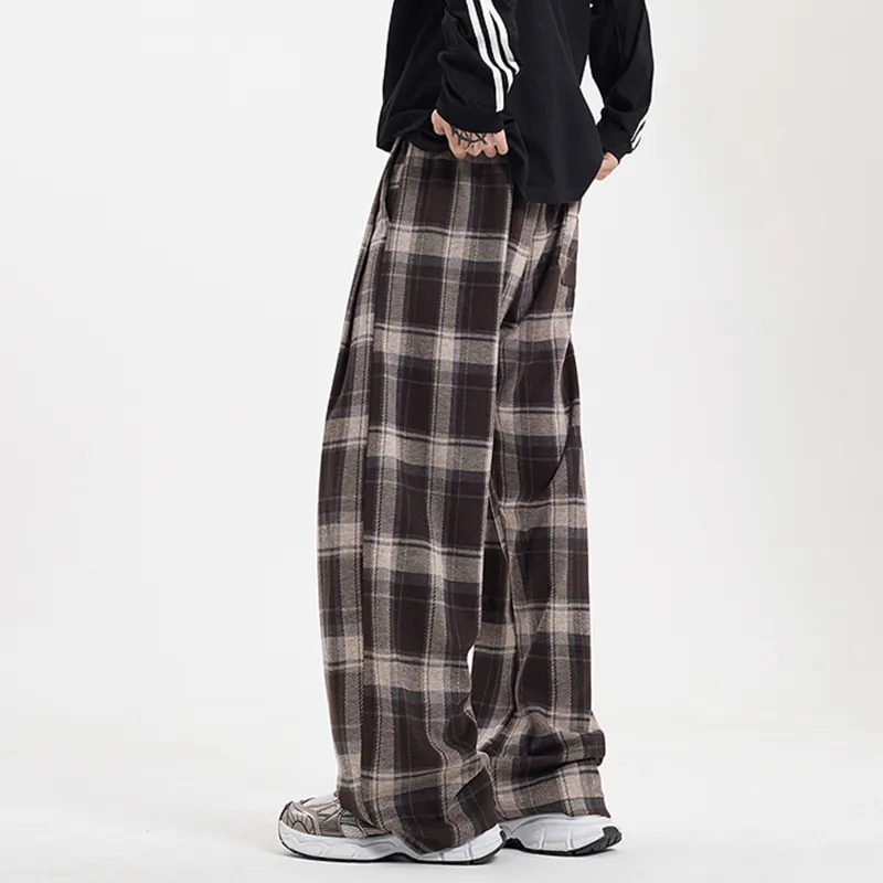REXSHION Casual Pants Unisex Black-8