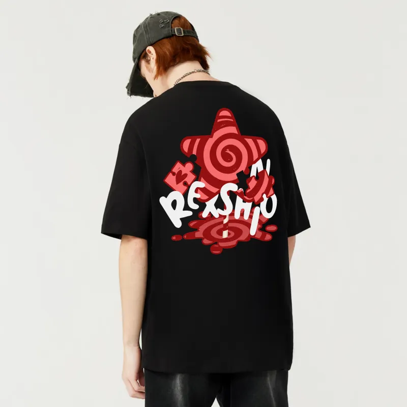 REXSHION Short Sleeved T Shirts Unisex-2