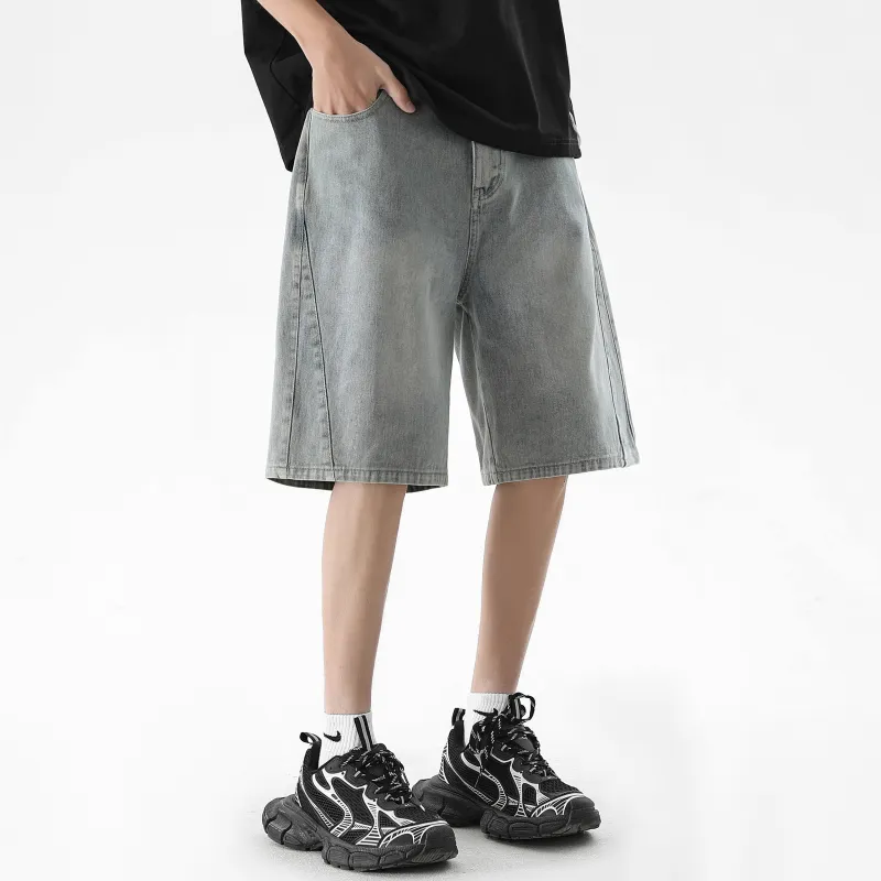 REXSHION Denim Shorts Unisex-16