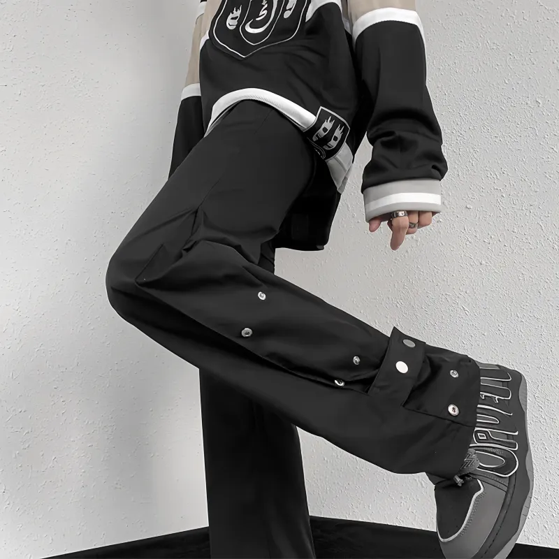 REXSHION Casual Pants Unisex-11