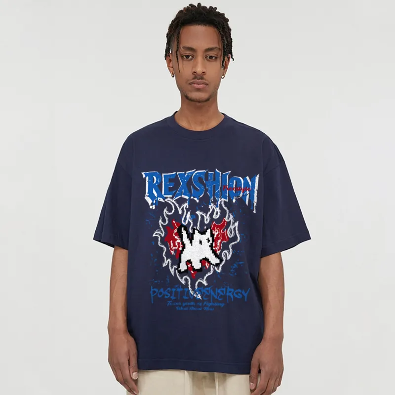 REXSHION Short Sleeved T Shirts Unisex-12