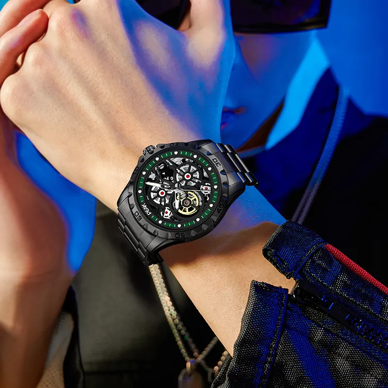PEAK Pioneer Collection Gift Box Set Automatic Mechanical Movement Watch Men's Watches Cut-Out Dial-7