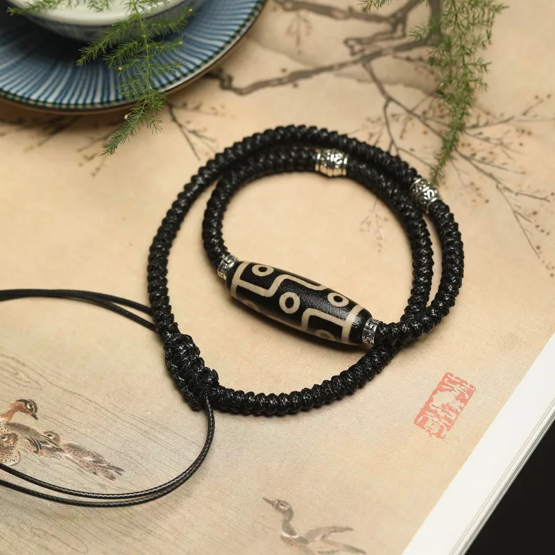 Artisan Lock Heart Jade Agate Necklaces Unisex-1