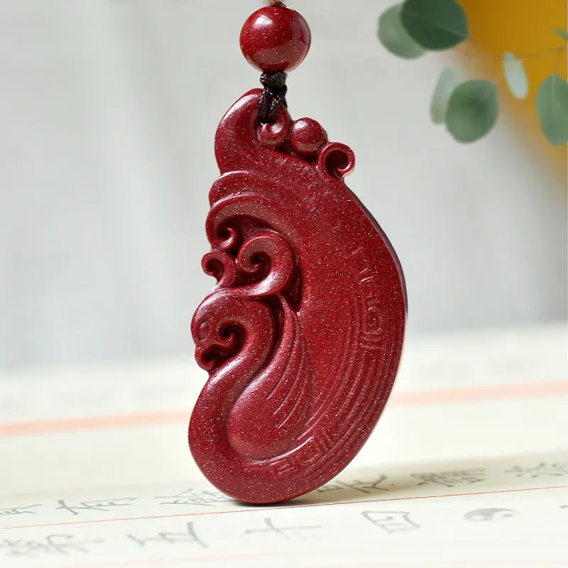 Artisan Lock Heart Jade Necklaces Unisex-4