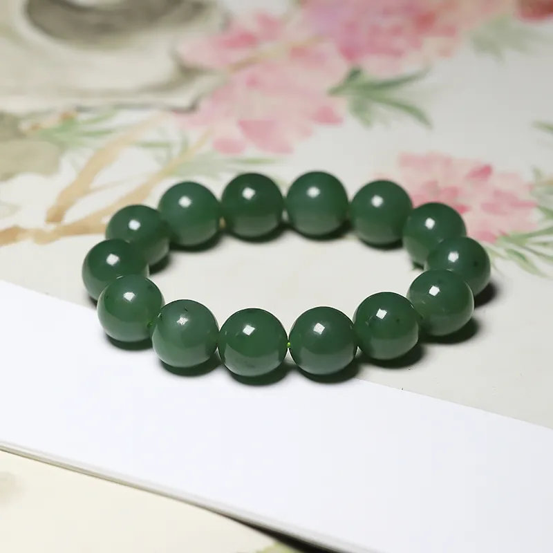 Artisan Lock Heart Jade Hetian Jade Bracelets Unisex Jasper-3