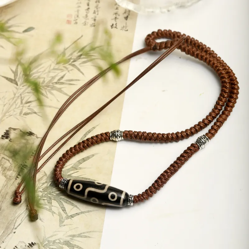 Artisan Lock Heart Jade Agate Jade Necklaces Unisex-4