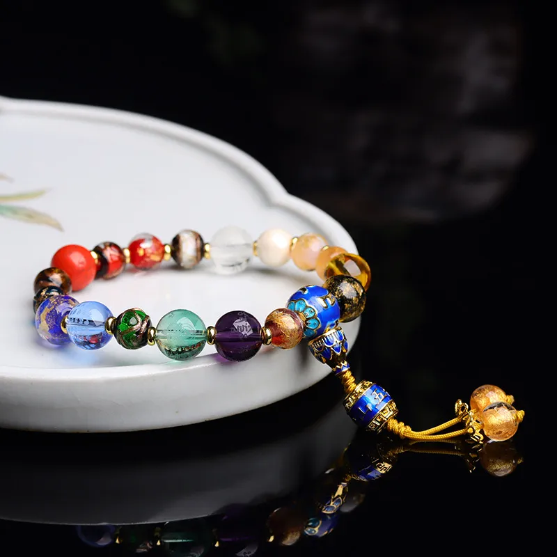 Artisan Lock Heart Jade Colored Glaze Jade Bracelets Unisex-1