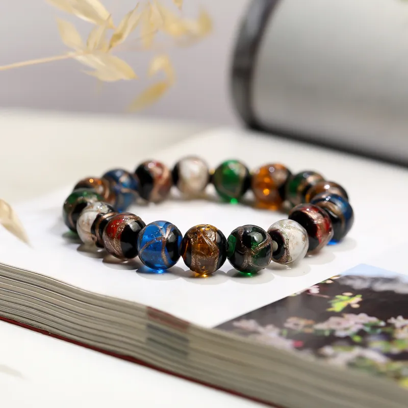 Artisan lock heart jade Bracelets Unisex-4