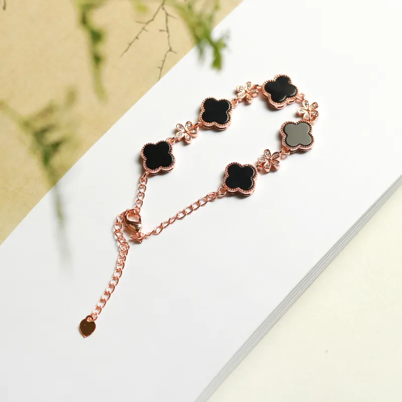 Artisan Lock Heart Jade Black Agate Jade Necklaces Women's Agate-2