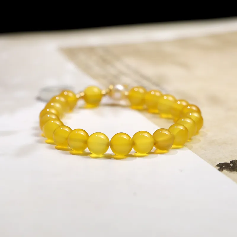 Artisan Lock Heart Jade Agate Jade Bracelets Women's Agate-2
