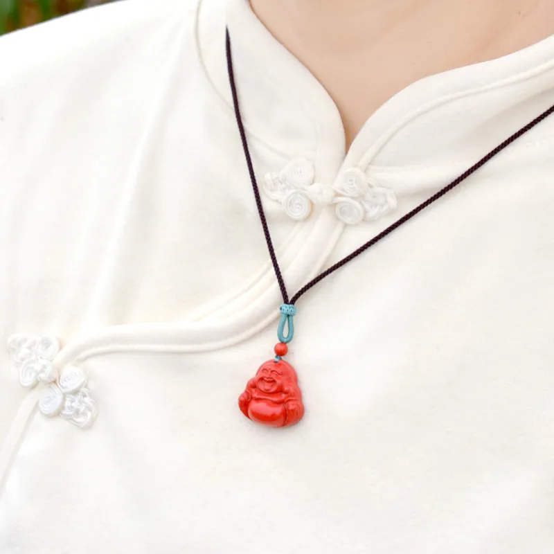 Artisan Lock Heart Jade Necklaces Unisex-1