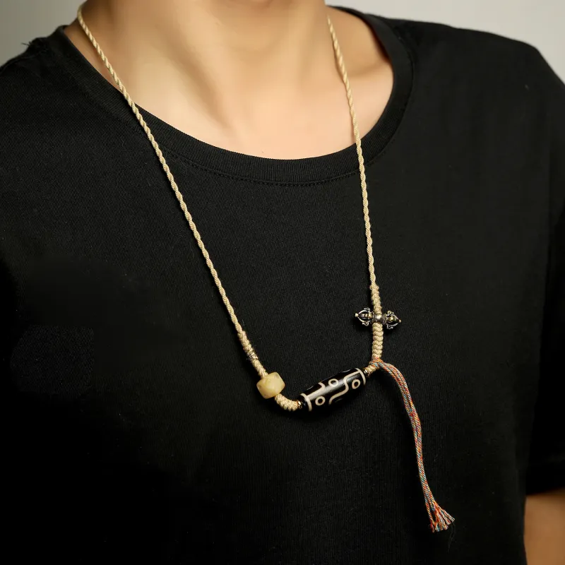 Artisan Lock Heart Jade Agate Jade Necklaces Unisex Agate-1