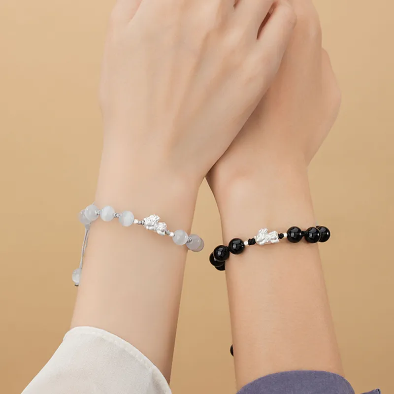 FUO Agate Jade Bracelets Unisex-2