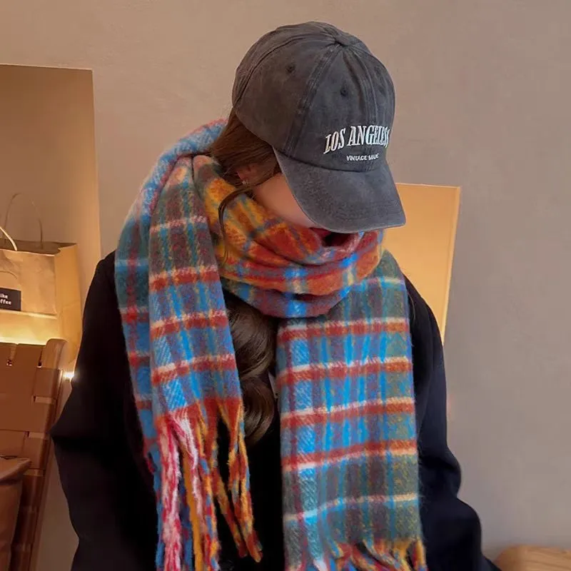 FUO Polyester Knit Scarves Unisex-1