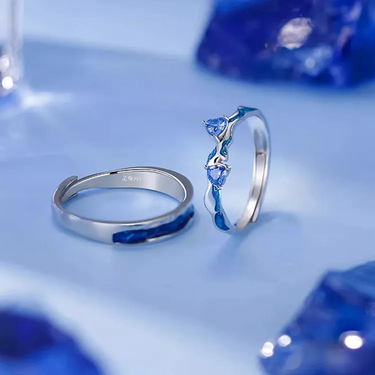 FUO 925 Sterling Silver Rings Unisex-1