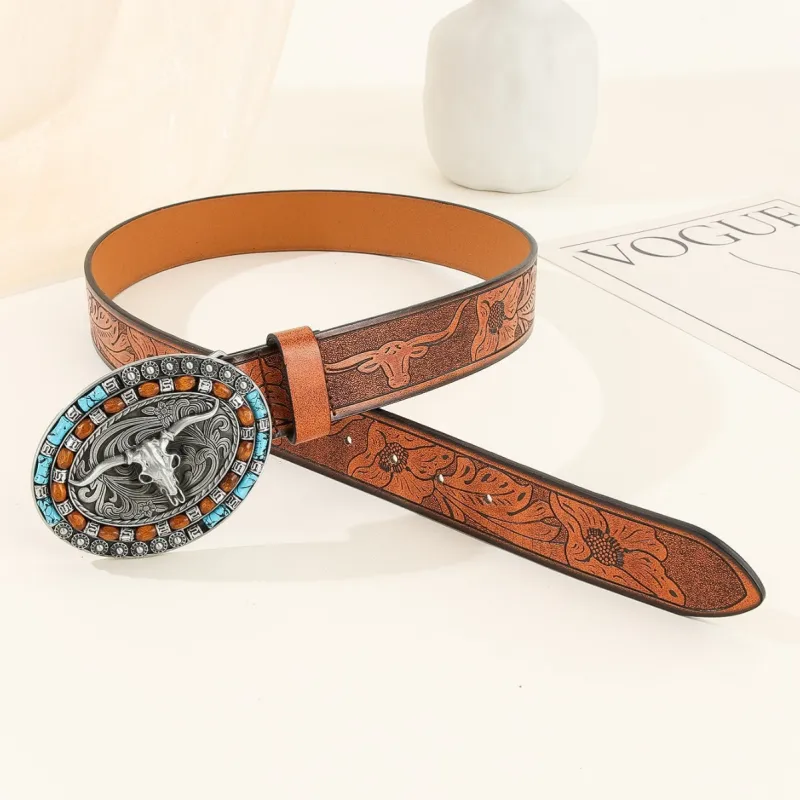 FUO Leather Belts Men-3