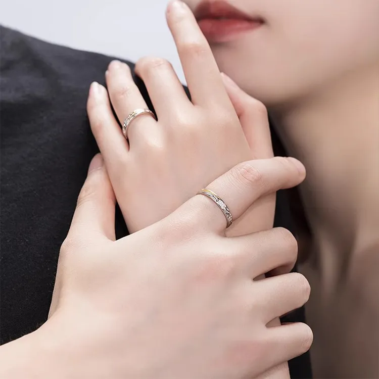 FUO 925 Sterling Silver Rings Unisex-7