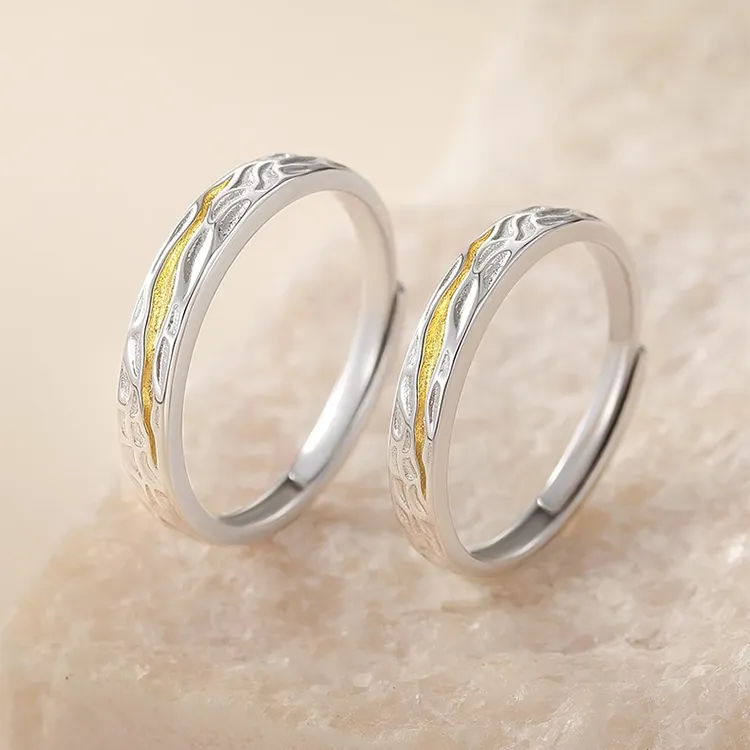 FUO 925 Sterling Silver Rings Unisex-2