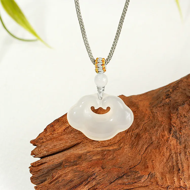 FUO Chalcedony Necklaces Women's-1