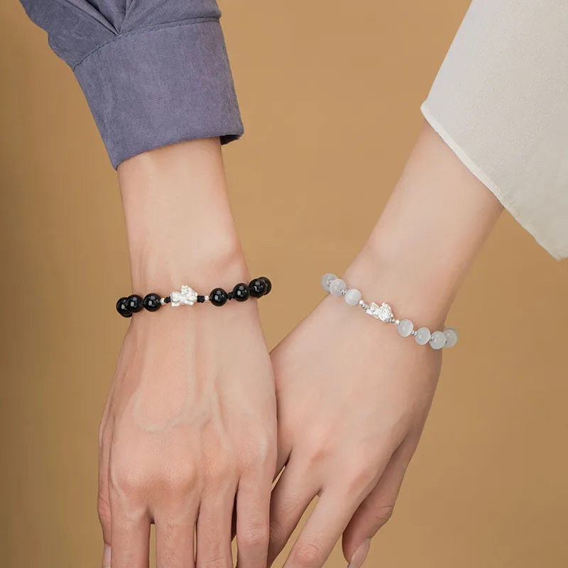 FUO Agate Jade Bracelets Unisex-3