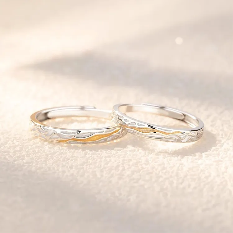 FUO 925 Sterling Silver Rings Unisex-5