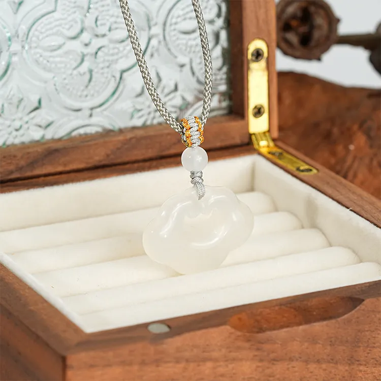 FUO Chalcedony Necklaces Women's-2