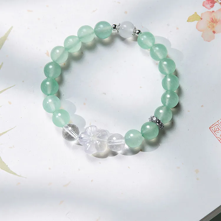 FUO Chalcedony Jade Bracelets Women's-3