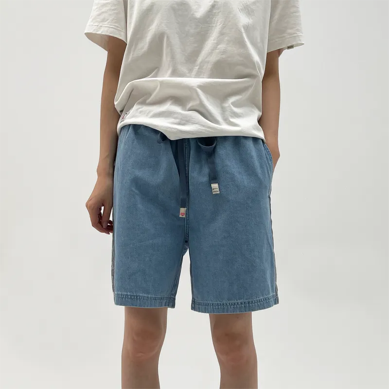 Betty Smith Denim Shorts Unisex Light Blue Denim-5